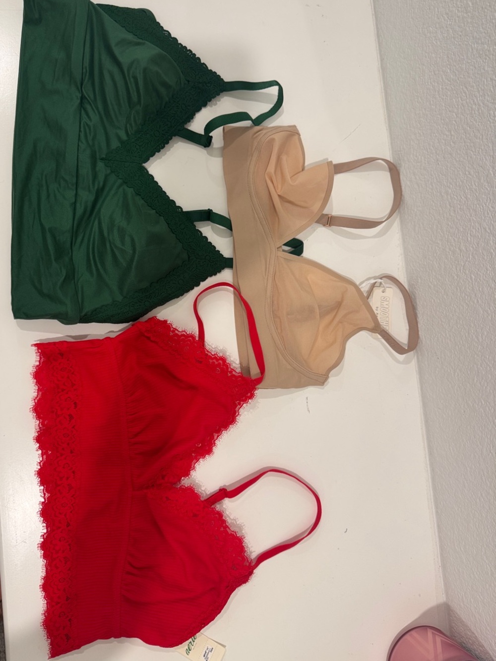 Aerie NWT three pack bralette. All size M
